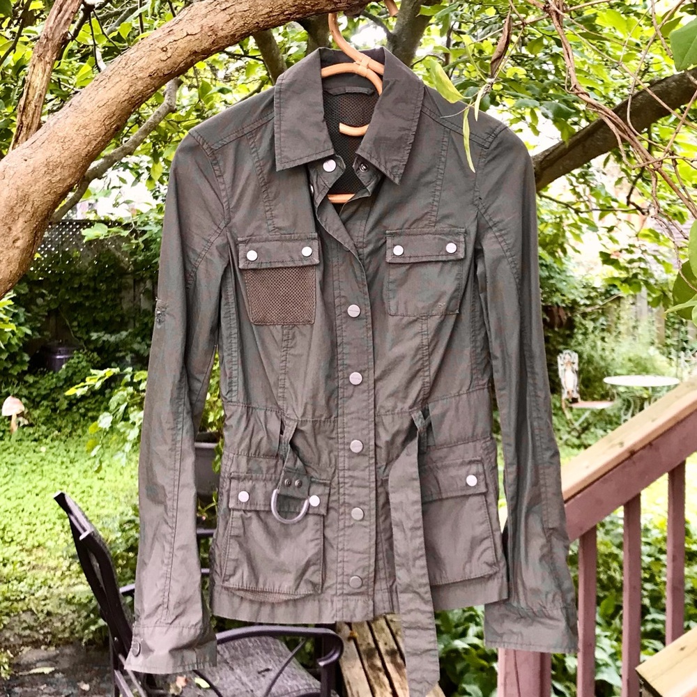 MEXX Fitted Military Style Jacket w/ Belt